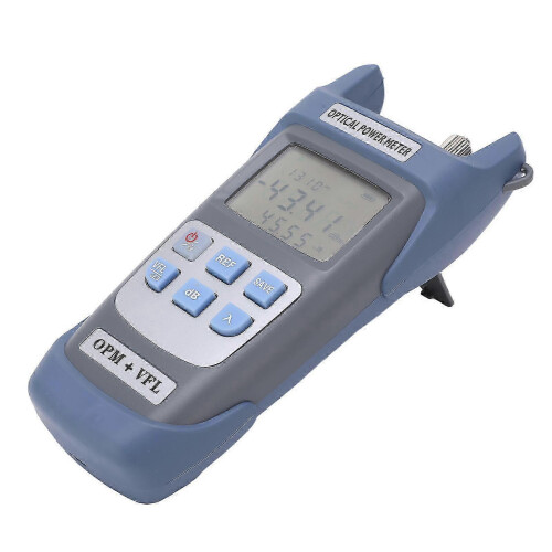 Optical Power Meter with 7 Wavelengths & Auto Shutoff, 15KM Range, InGaAs Probe 1