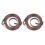 2Pcs Drill Press Return Spring Compatible with Bench Drill, Feed Return Coil Spring Assembly, Steel, Antirust 5