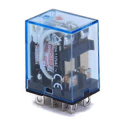 LY2N-J 220V 10A Electromagnetic Relay 8 Pin Solder Terminal for Automatic Control System 1