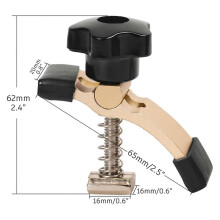 Kit di 8 mini morsetti di fissaggio, compatibile con fresatrice CNC 3018, per lavorazione del legno e dei metalli.