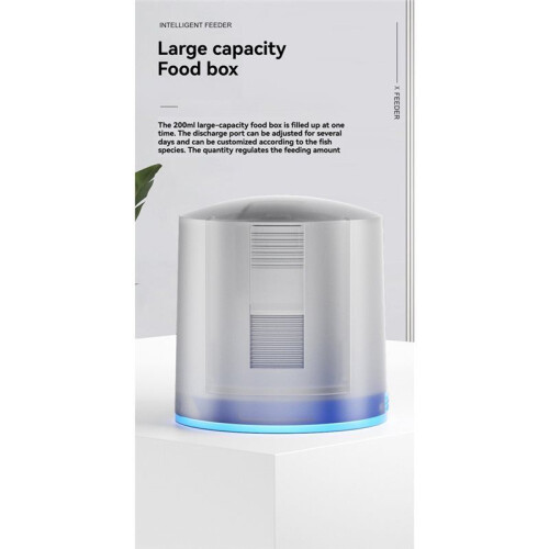 Automatic Fish Feeder Food Dispenser Digital Display Intelligent Timing Electric Fish Tool for Turtle 2