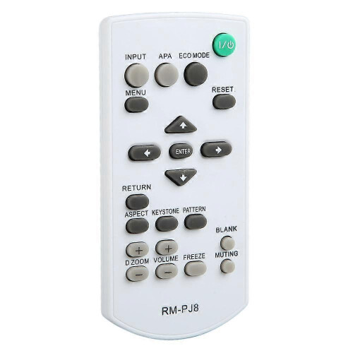 Replacement Remote Control Compatible with Sony VPL Projectors DX126 CX275 CH370 EX226 1