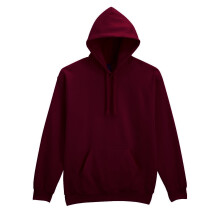 (XS, Maroon) Gildan Unisex Adult Midweight Fleece Hoodie
