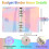Gradient Color A6 PVC Budget Binder Organiser Planner Money Saving Folder 5