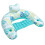 (Blue) D Shaped Water Floating Chair Soft Durable Floating Chair for Floating 2