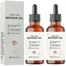 (2pcs) Organic Batana Oil for Hair Growth - Strengthens Hair, Reduces Breakage, Enhances Shine Non-Greasy All Hair Types