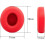 Replacement Earpads compatible with Beats Solo 2 3, Memory Foam, Red 2