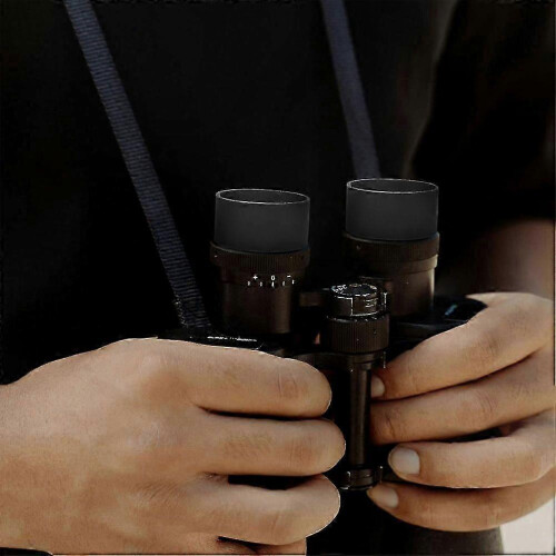 Rubber Eyepiece for 36-38mm Microscope, Compatible with Stereoscopic Microscopes, Black, 2-Pack 1