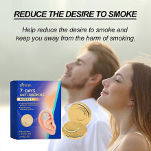 (2pcs) 7-Days Anti-smoking Magnet, Magnetic Therapy Quit Stop Smoking Smoke Magnet Magnetic Therapy Ear Auricular Loss Weight Acupressure
