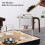 (520ML) Glass Tea Pot with Wood Handle One-Click Automatic Glass Tea Pot for Kitchen 4