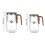 (520ML) Glass Tea Pot with Wood Handle One-Click Automatic Glass Tea Pot for Kitchen 5