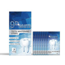 (9D) Quick Teeth Whiten for Home with Convenient Whiten Strips Effective Stain Removal Noticeable Results Easy to Use