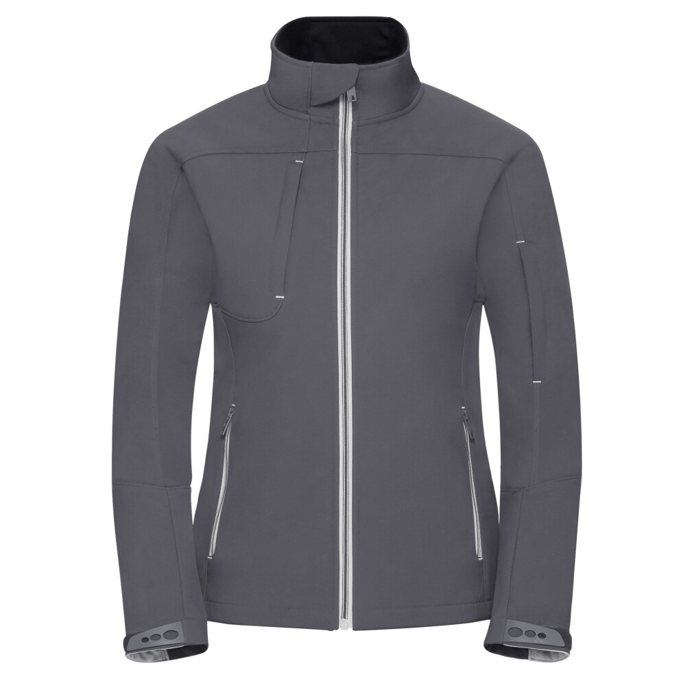 Russell (4Xl, Iron Grey) Womens/Ladies Bionic Soft Shell Jacket