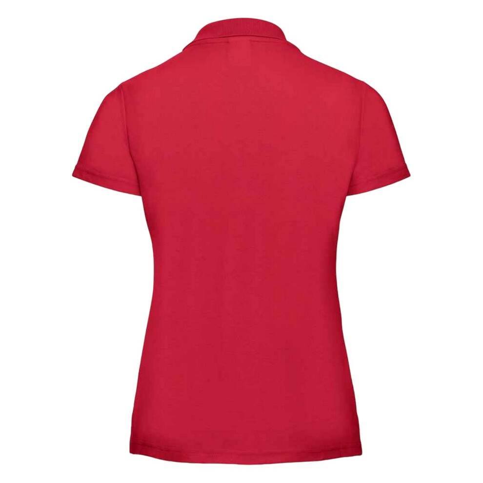 Russell (Xl, Classic Red) Womens/Ladies Polycotton Classic Polo Shirt