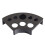(Black) 8-Hole Durable Tattoo Ink Cup Holder 2