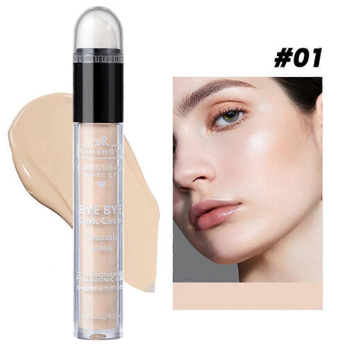 (No. 2) Multi-Use Concealer Under Eye Concealer with Sponge Head Full Coverage Crease-Proof for Dark Circles Blemishes 2