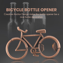 Abrebotellas de Bicicleta de 12 Piezas para Regalo de Recuerdo de Fiesta de Boda, Abridor de Botella de Cerveza de Metal, Regalos de Fiesta (Bronce