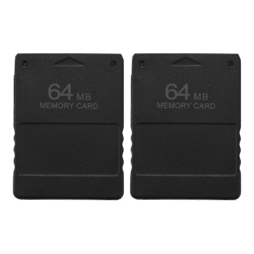 64MB Memory Card for PS2 Console Game Save Storage Accessory, Reliable Data Backup for PlayStation 2