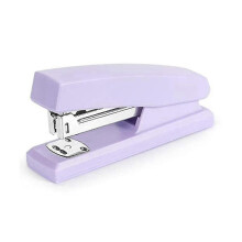 Agrafeuse de bureau portable, outil d'agrafage violet durable pour la maison, le bureau et l'école, design compact
