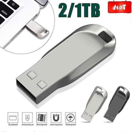 USB 3.0 2TB Flash Drive, High-Speed Data Storage Memory Stick for PC, Laptop and Mac, Portable Slim Design