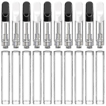 20 leere Aufbewahrungskartuschen für 1,0 ml Glaskeramik, leicht zu befüllen, langlebig und auslaufsicher