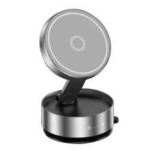 360 graden draaibare magnetische autotelefoonhouder met zuignap voor dashboardnavigatie, universeel compatibel met telefoons.