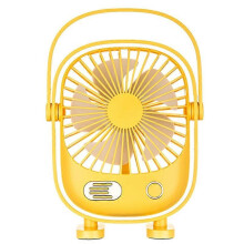 Tafelventilator, 270 graden draaibare bureauventilator voor buiten, kamperen, binnengebruik en verkoeling in de sportschool,