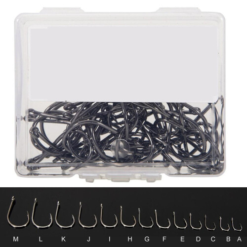 Σετ 50 τεμαχίων Sharp Barb Hooks, Μονόκεφαλα Jig Hooks από χάλυβα υψηλής περιεκτικ 1