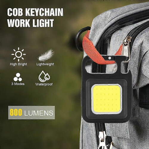 Εξωτερικό φως εργασίας COB Mini Keychain USB για επισκευή αυτοκινήτων, φωτισμός 1
