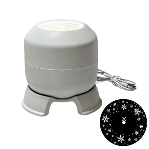 Rotating Ocean Projection Lamp, Underwater Projector Light with Dynamic Rotation, Adjustable Brightness and Relaxing Amb