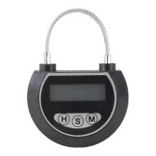 Coimeádán Glas Ama Leictreonach le Lasaire Digiteach, Bosca Stórála Slán do Shneaiceanna, Fóin agus Leigheas