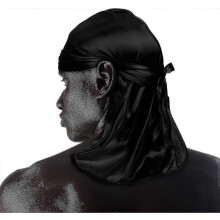 Durag de seda ligero y transpirable para hombres y mujeres, gorro ondulado, cómodo para el cabello para uso diario y para dor