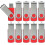 10 Pack USB 2.0 Thumb Drives Bulk, Swivel Memory Sticks with Foldable Design for Data Storage and File Transfer 1