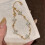 Μοντέρνο βραχιόλι αλυσίδας Lucky Clover Cubic Zirconia για γυναίκες, κομψά ρυθμιζόμ 5