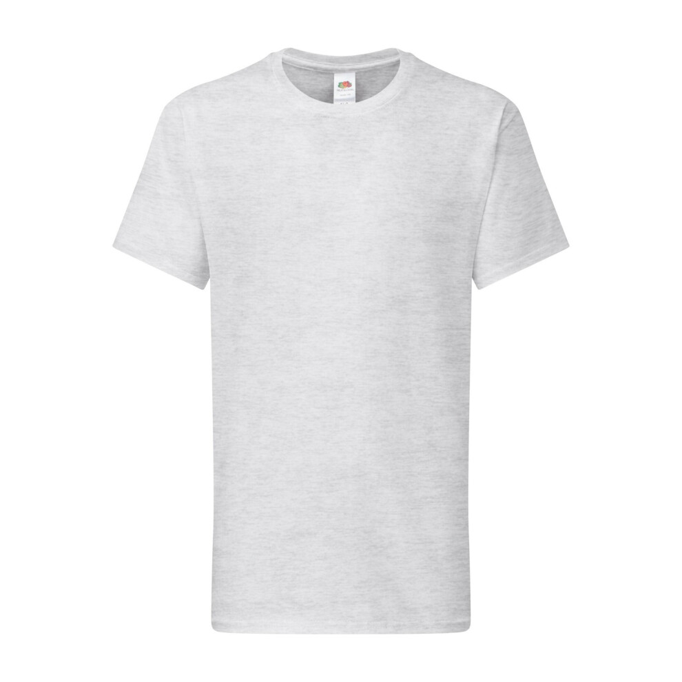 Fruit Of The Loom (3-4 Years, Heather Grey) Childrens/Kids Iconic 195 T-Shirt