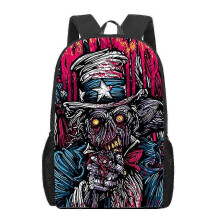 (A4) Santa Cruz Skateboards Art Backpack For Girls Primary Students Pattern School Bags For Children Book Bag Casual Bagpack Bag Gift