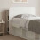 VidaXL vidaXL Headboard Cabinet with Storage White Engineered Wood 5