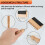 Gooseneck Webbing Stretcher Upholstery Tool, Wood Handle Webbing Puller Stretcher, Carpet Canvas Webbing Stretching Tool 4