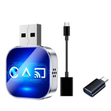 3 In1 Wireless Carplay Adapter Mirror Link Carplay Android Auto USB Dongle Plug Wired Carplay to Wireless A