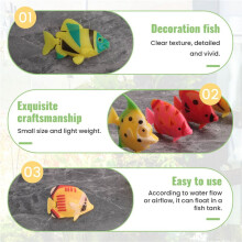 10X Floating artificial decoration Fish decoration Decorative aquarium fish tank supplies