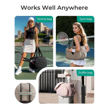 Tennis Bag Badminton Rackets Bag Large Storage Outdoor Travel Sports Training Shoulder Bag Pickleball Paddle Handbag D
