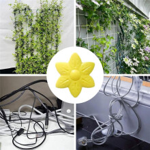 Klätterväxter Väggklämmor Fixeringshållare Blomform Plantklättrare för Balkong