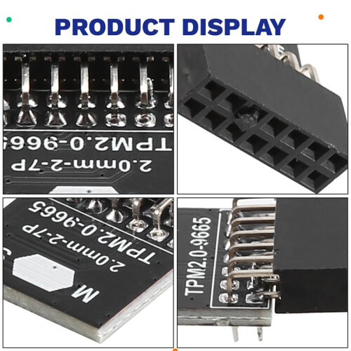 TPM2.0 Module for MSI 14-1 Pin LPC TPM Security Module LPC Module for MSI for Win11 Module 2