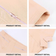 Damesondergoed met hoge taille, dubbele kruis, vochtregulerend en sneldrogend, beige XL, 1 stuk