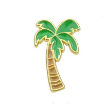Broches de aleación de zinc diseño plantas dibujos animados set 4 unidades para decorar ropa y bolsos