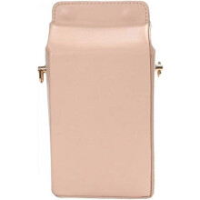 Dámska malá crossbody kabelka cez rameno, ružová PU kožená kabelka na mobil s nastaviteľným odnímateľným dlhým popruhom