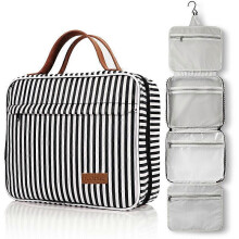 Travel Hanging Toiletry Bag with Waterproof PVC and Multiple Pockets for Cosmetics Organization