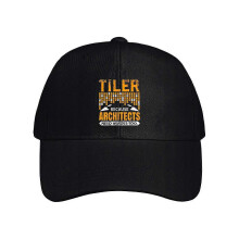 Verstellbare Baseballkappe für Fliesenleger mit Thermotransferdruck und strukturiertem Design