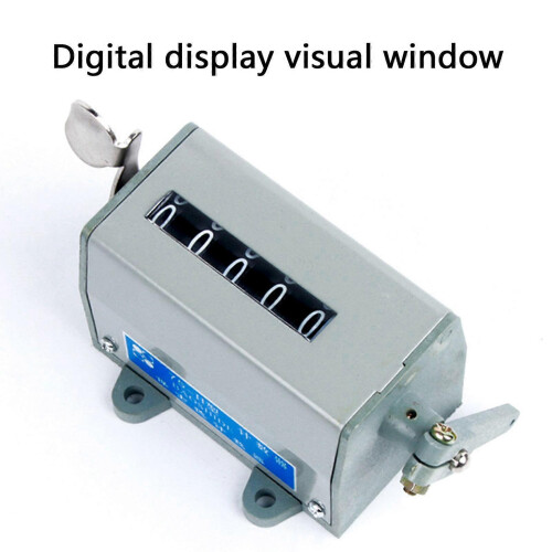 Mechanical Pull/Rotary Counter 5 Digits Display for Industrial Machinery