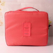 Waterproof Oxford Nylon Zipper Travel Toiletry Pouch Storage Bag Soft Korean Style